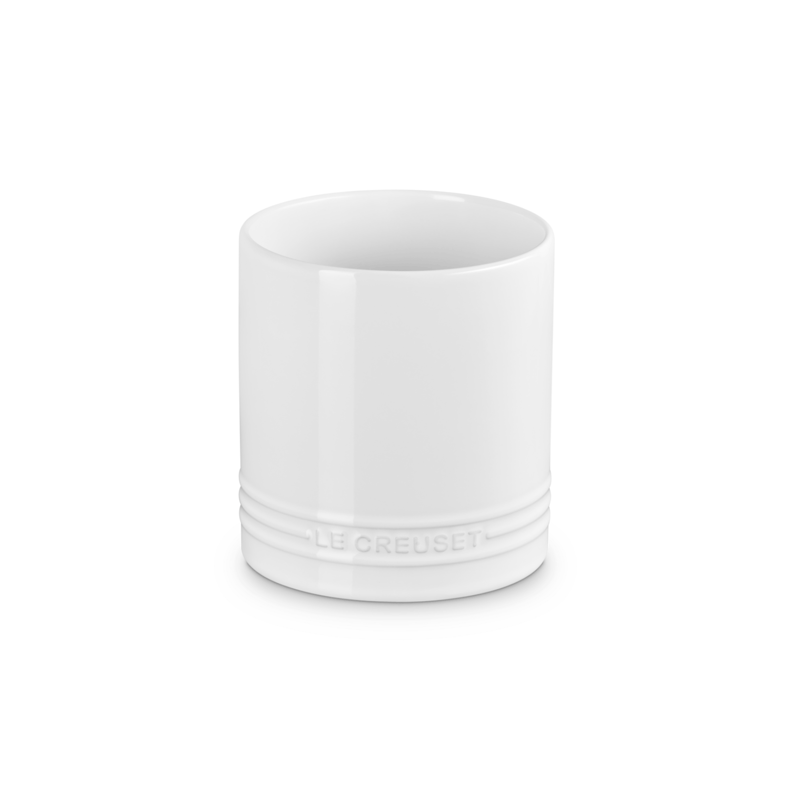 Le Creuset Stoneware Utensil Jar White