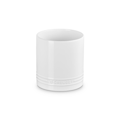 Le Creuset Stoneware Utensil Jar White