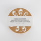 LIGA Cork Coasters Oyster Set of 4