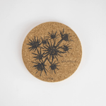 LIGA Cork Coasters Sea Holly Set of 4