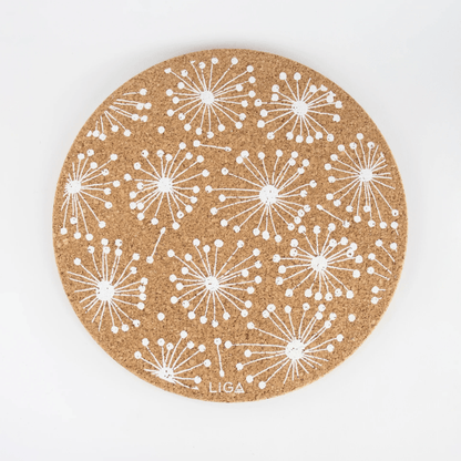 LIGA Cork Placemats Dandelion Set of 4