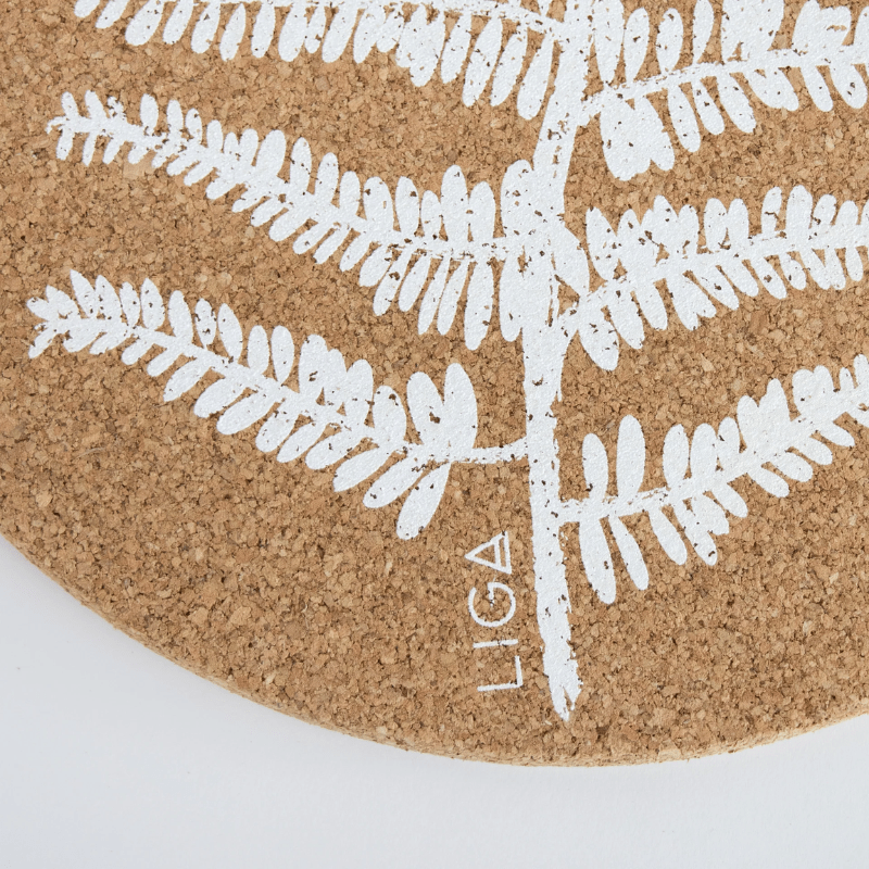 LIGA Cork Placemats Fern Set of 4