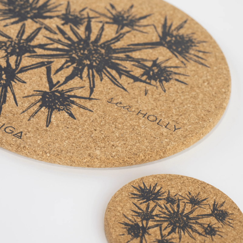 LIGA Cork Placemats Sea Holly Set of 4