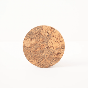 LIGA Natural Cork Round Coasters Set of 4