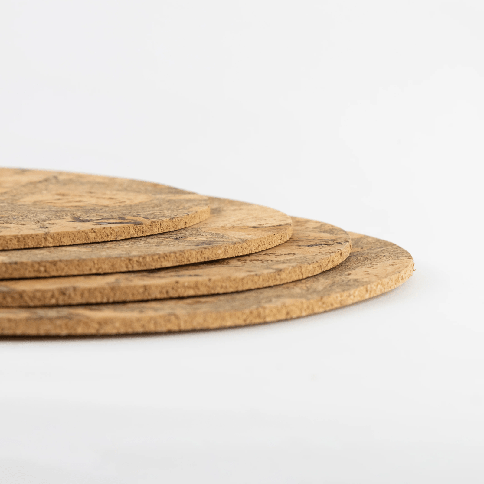 LIGA Natural Cork Round Placemats Set of 4