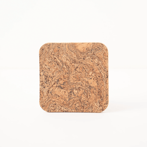 LIGA Natural Cork Square Coasters Set of 4