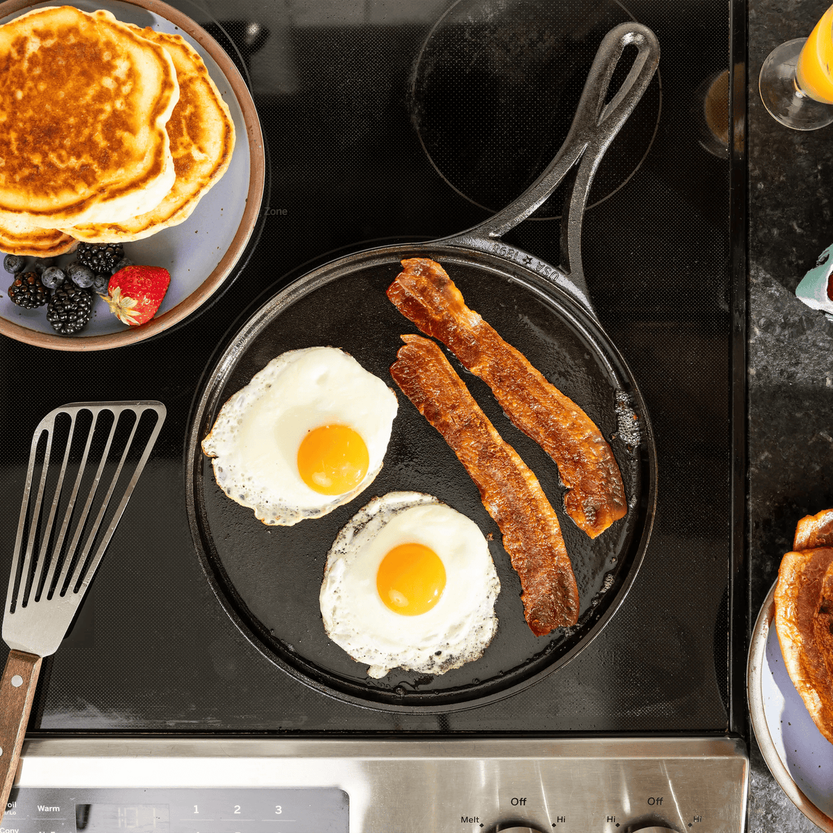 Lodge Blacklock Cast Iron Griddle 28cm
