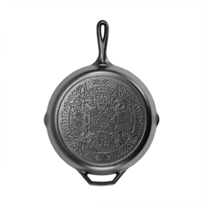 Lodge Butterfly Sugar Skull Cast Iron Skillet 30cm