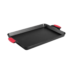 Lodge Cast Iron Baking Pan 39cm with Silicone Grips