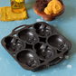 Lodge Cast Iron Mini Skull Cake Pan