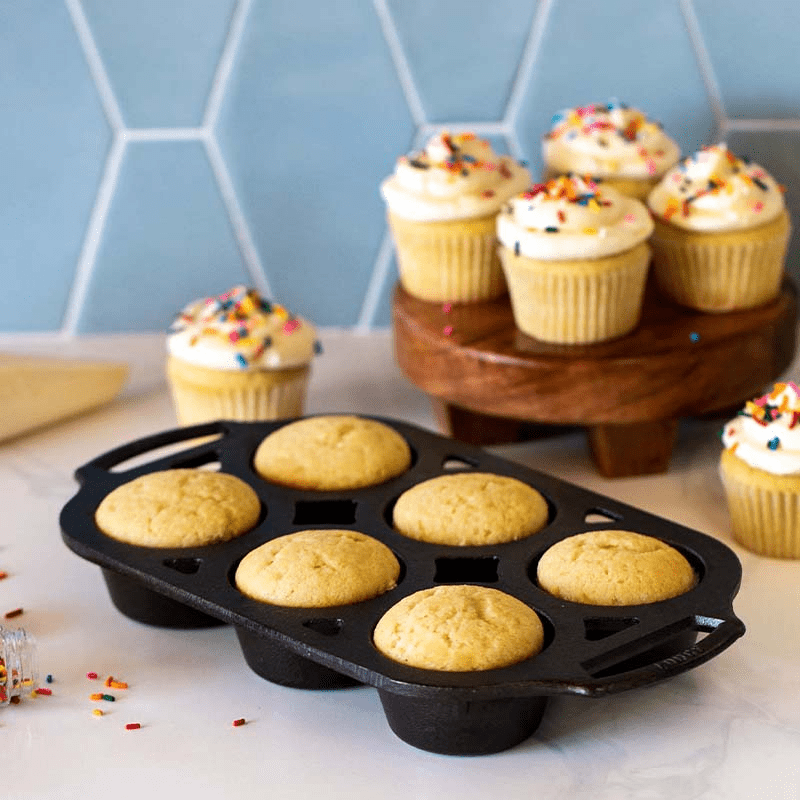 Lodge Cast Iron Muffin Pan 6 Cup