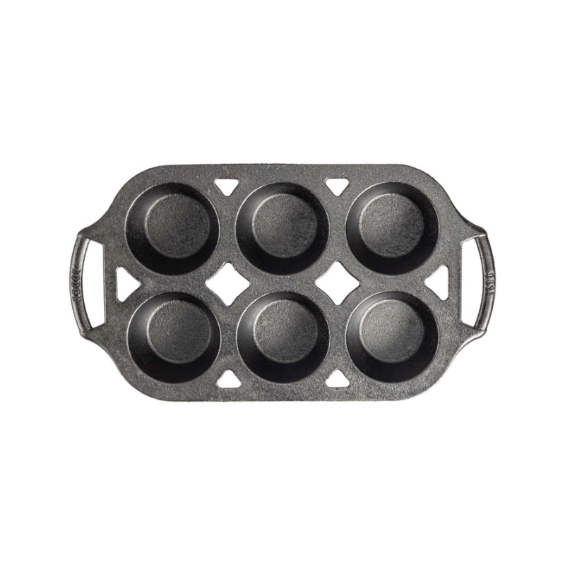 Lodge Cast Iron Muffin Pan 6 Cup