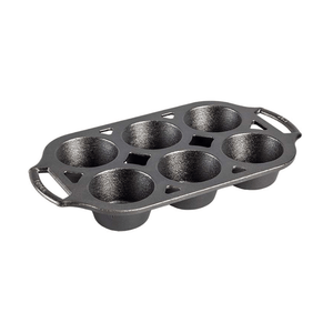 Lodge Cast Iron Muffin Pan 6 Cup The Homestore Auckland