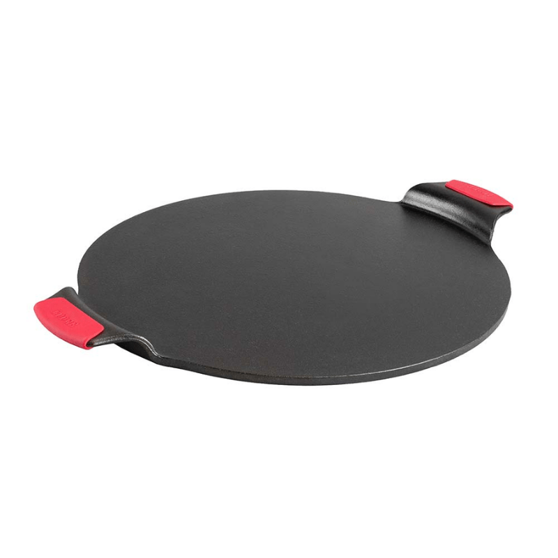 Lodge Cast Iron Pizza Pan 38cm With Silicone Grips