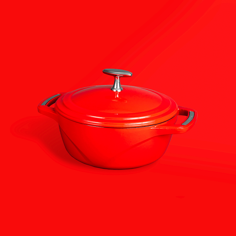 Lodge USA Enamel Dutch Oven 26cm Cherry On Top