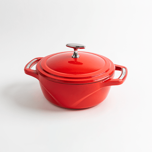 Lodge USA Enamel Dutch Oven 26cm Cherry On Top The Homestore Auckland