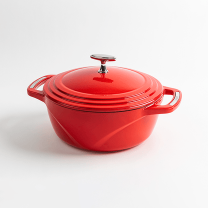 Lodge USA Enamel Dutch Oven 28.5cm Cherry On Top