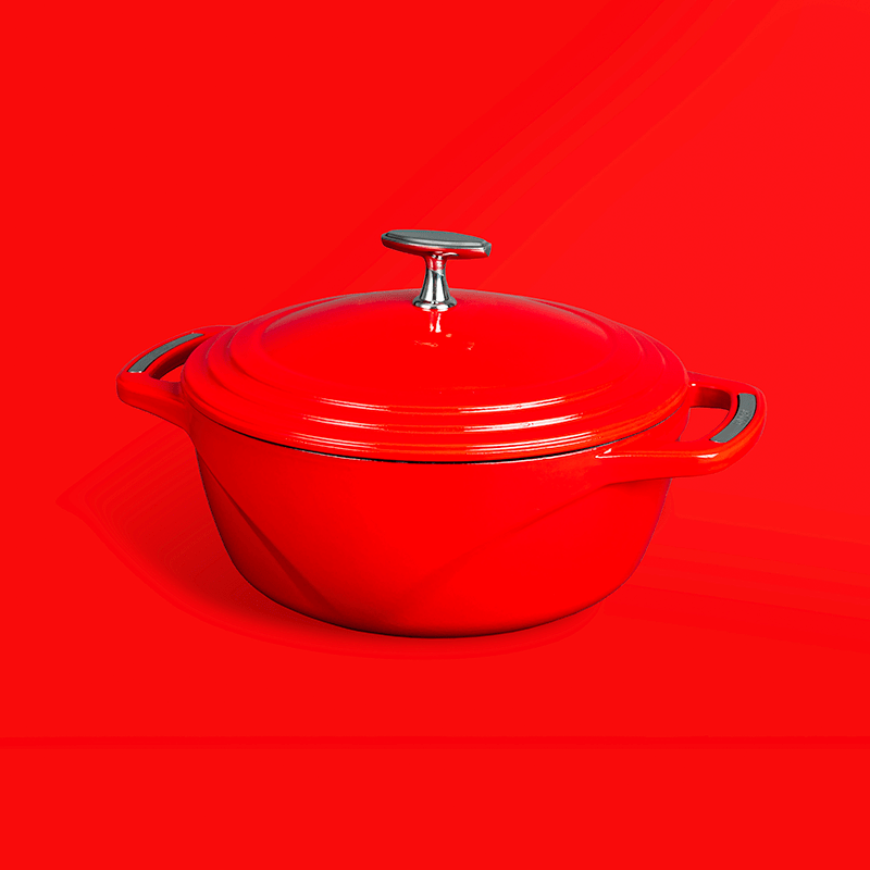 Lodge USA Enamel Dutch Oven 28.5cm Cherry On Top