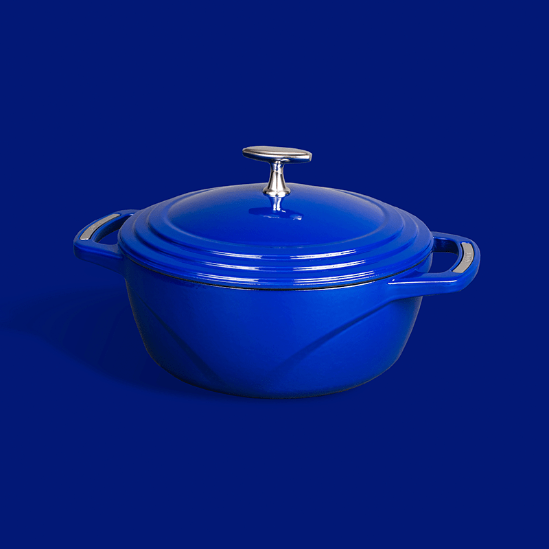 Lodge USA Enamel Dutch Oven 28.5cm Smooth Sailing