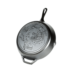 Lodge Wildlife Cast Iron Skillet Bear 30cm
