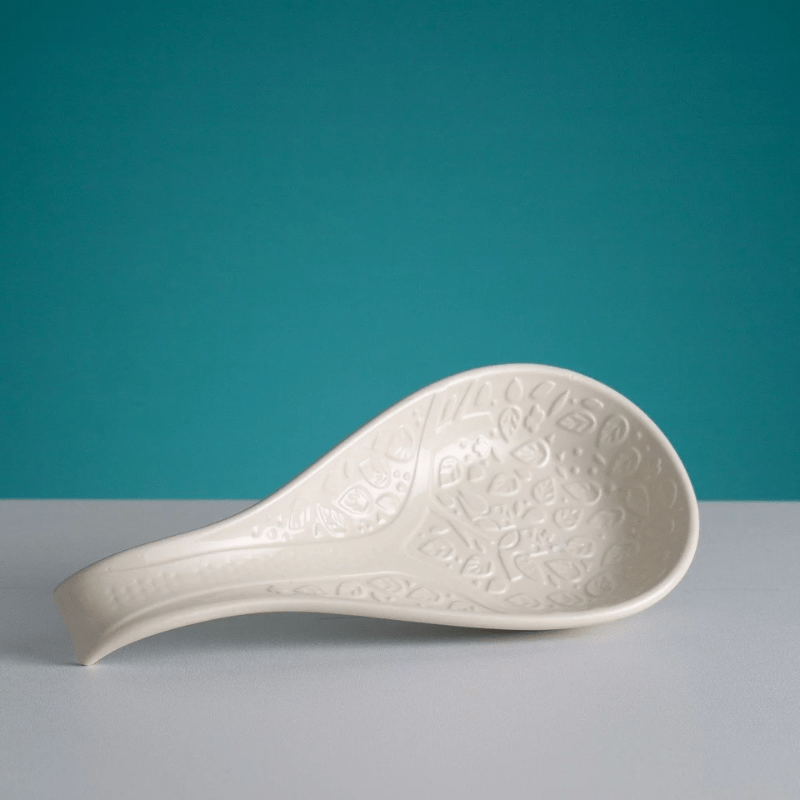 Mason Cash In The Forest Spoon Rest Owl Cream