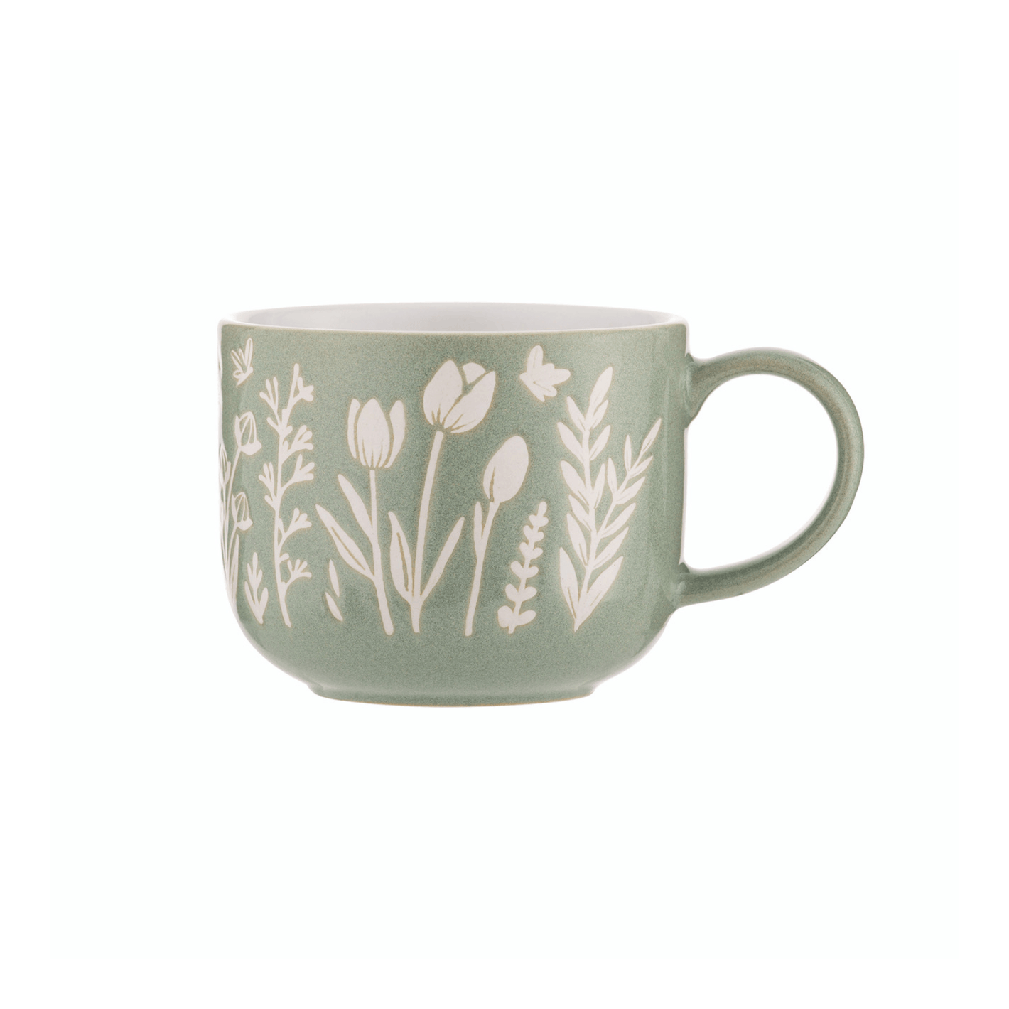 Mason Cash In The Meadow Mug 400ml Green Tulip
