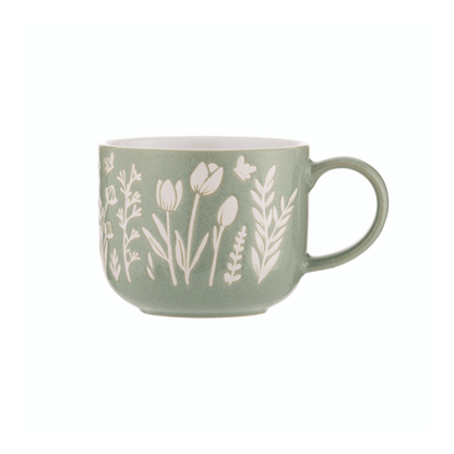 Mason Cash In The Meadow Mug 400ml Green Tulip
