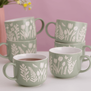 Mason Cash In The Meadow Mug 400ml Green Tulip