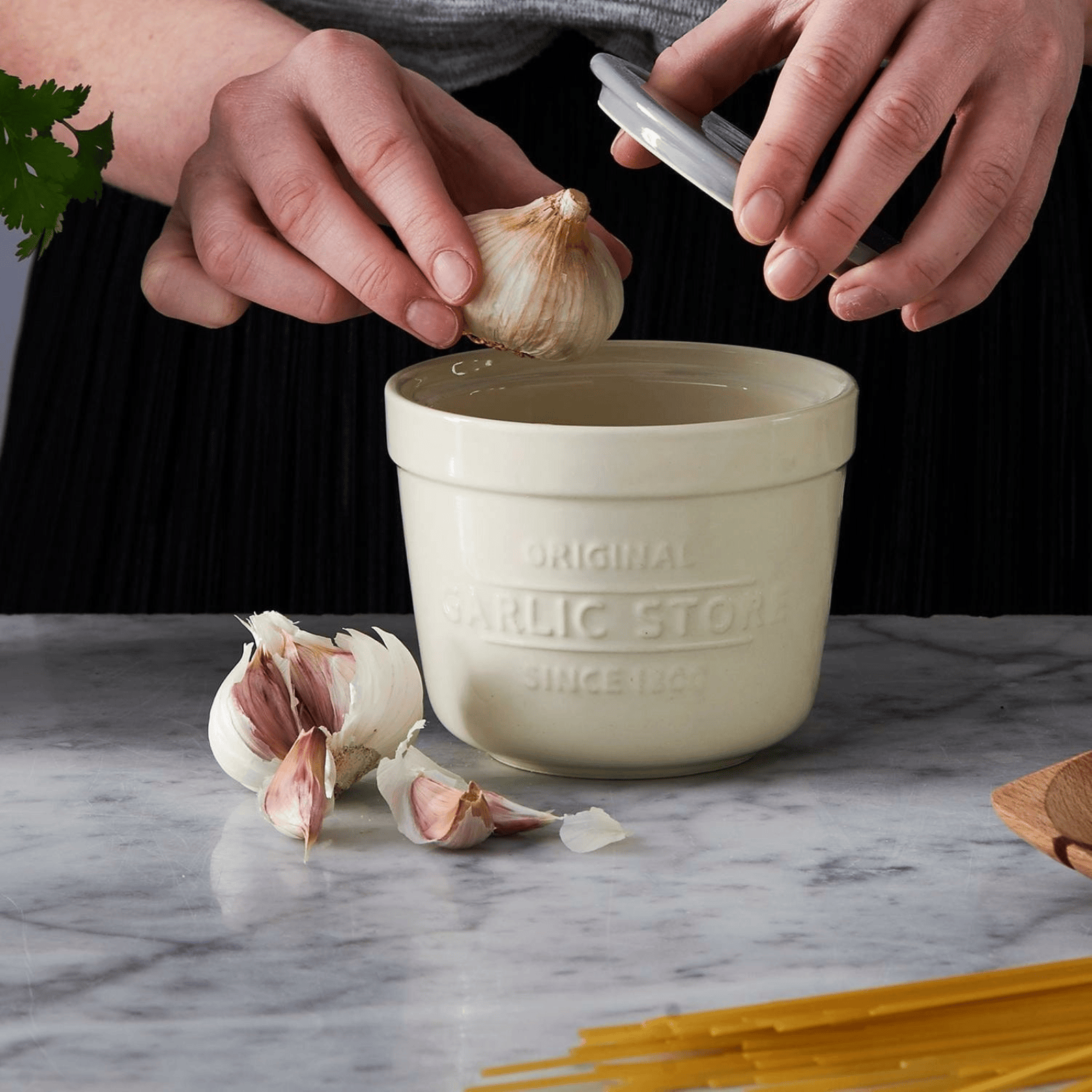 Mason Cash Innovative Kitchen Garlic Store & Grater