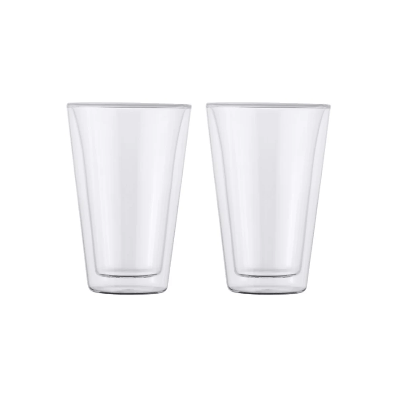 Maxwell & Williams Blend Double Wall Conical Cup 400ml Set of 2