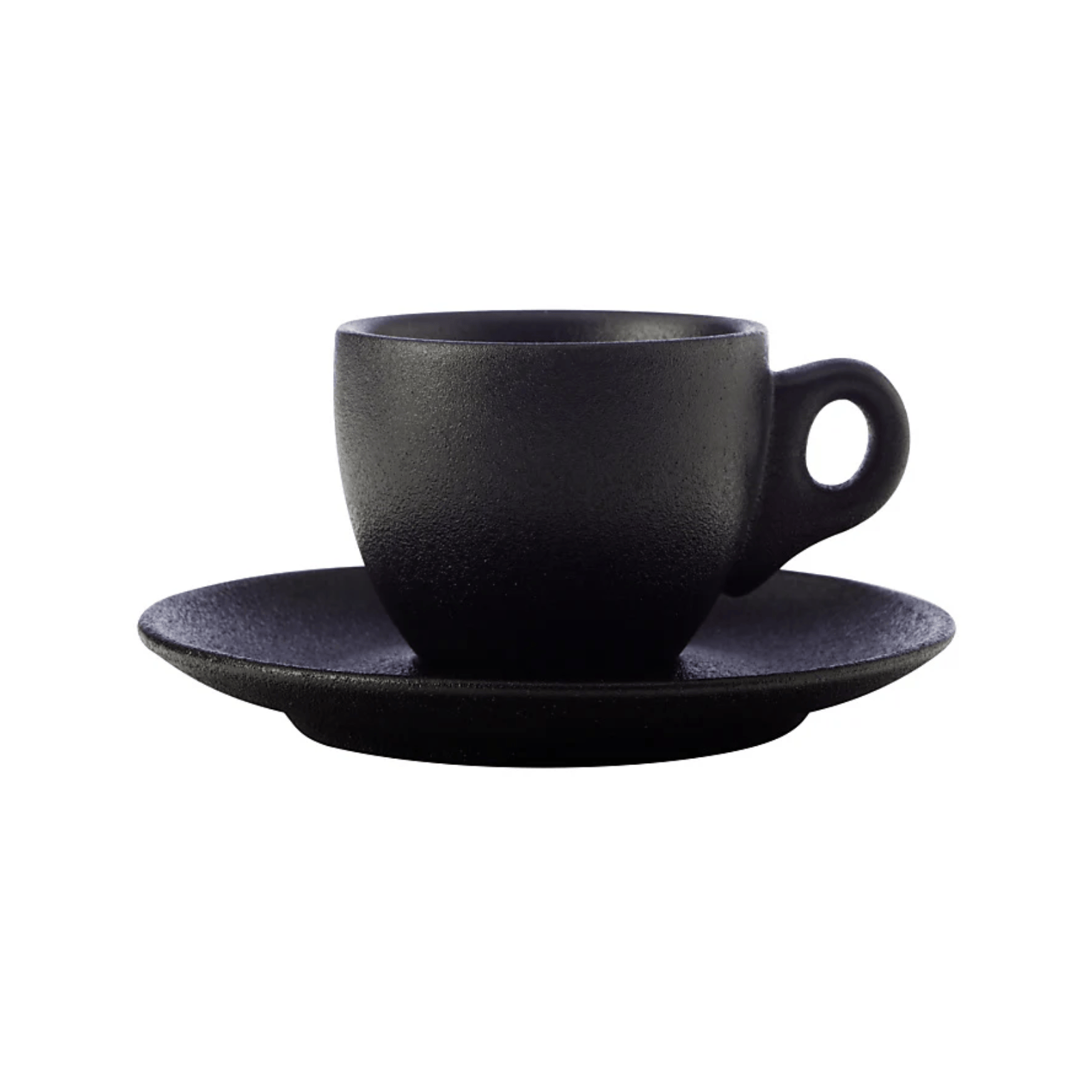 Maxwell & Williams Caviar Demi Cup & Saucer 100ml Black