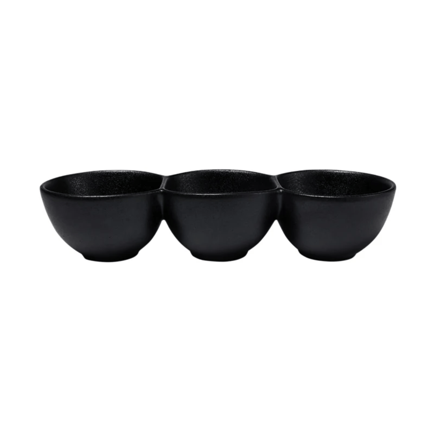 Maxwell & Williams Caviar Divided Serving Bowl 30cm Black