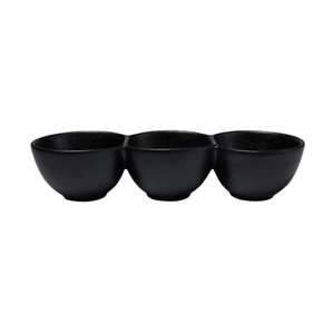 Maxwell & Williams Caviar Divided Serving Bowl 30cm Black