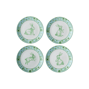 Maxwell & Williams Clover & Cottontail Plates 20cm Set of 4
