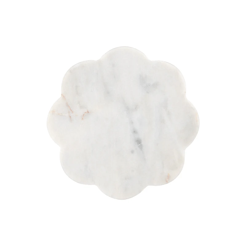 Maxwell & Williams Coaster Collective Scallop Marble Coaster 10cm White