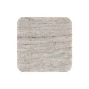 Maxwell & Williams Coaster Collective Square Marble Coaster 10cm Beige