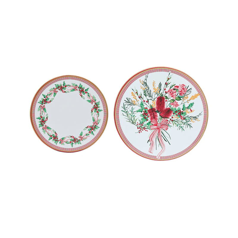 Maxwell & Williams Festive Flora Cake Tin Set of 2