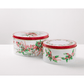 Maxwell & Williams Festive Flora Cake Tin Set of 2