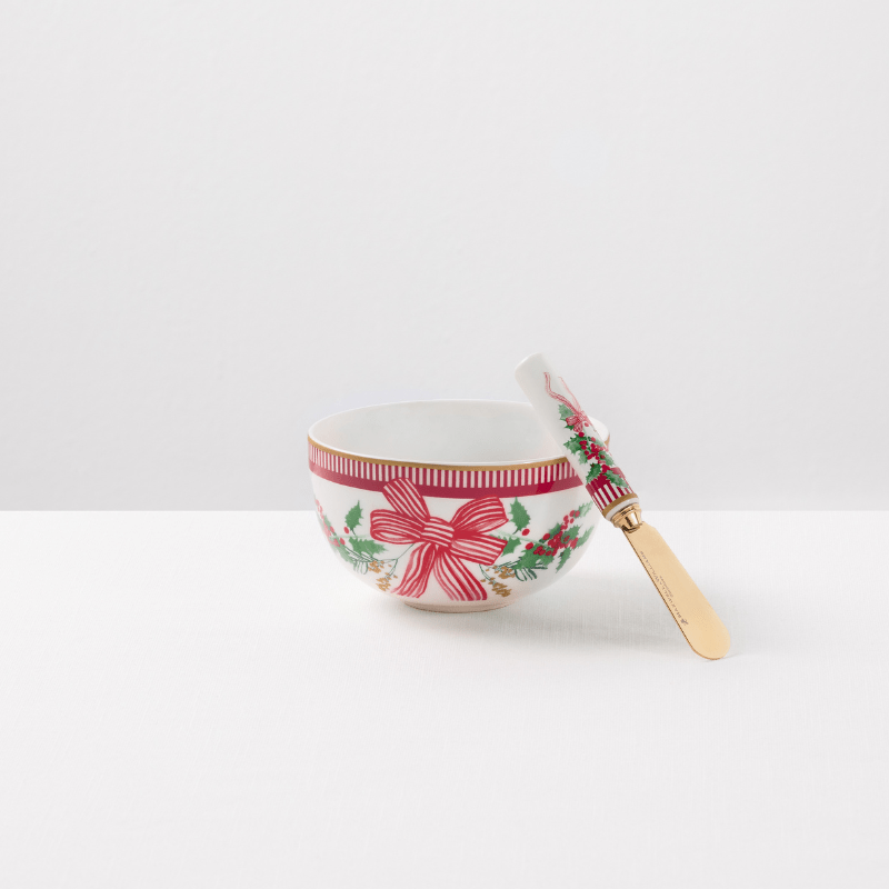 Maxwell & Williams Festive Flora Dip & Spreader Set