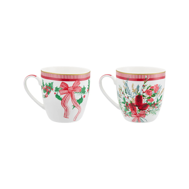 Maxwell & Williams Festive Flora Mug Set of 2