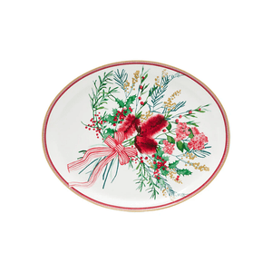 Maxwell & Williams Festive Flora Oval Platter 38cm