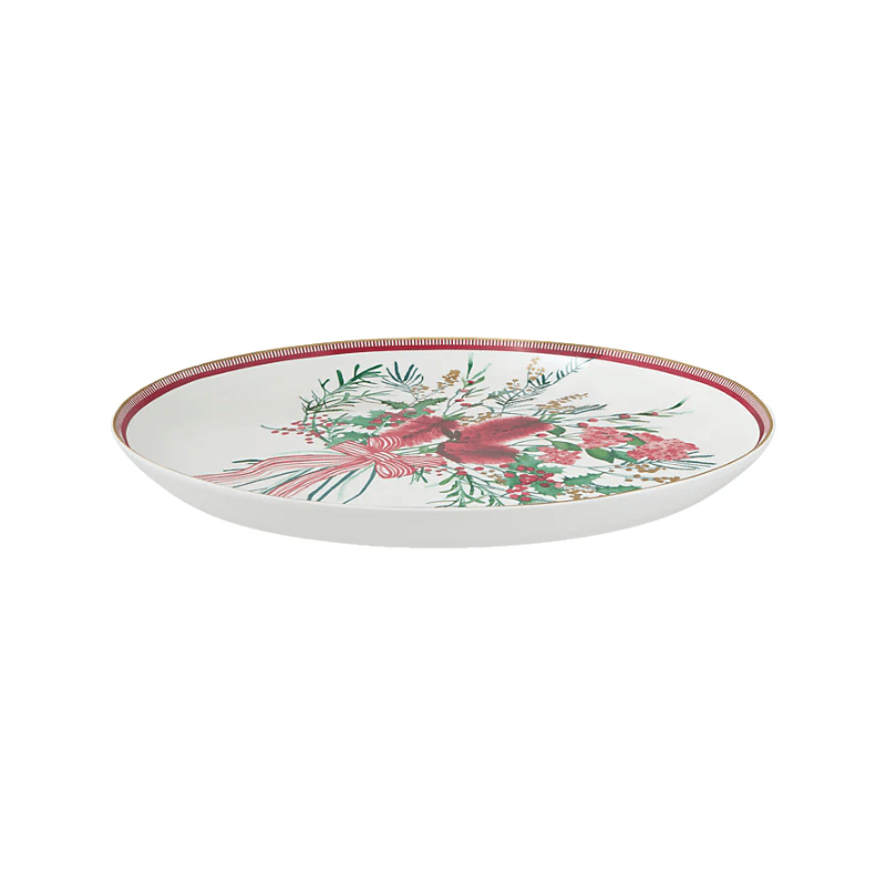 Maxwell & Williams Festive Flora Oval Platter 38cm