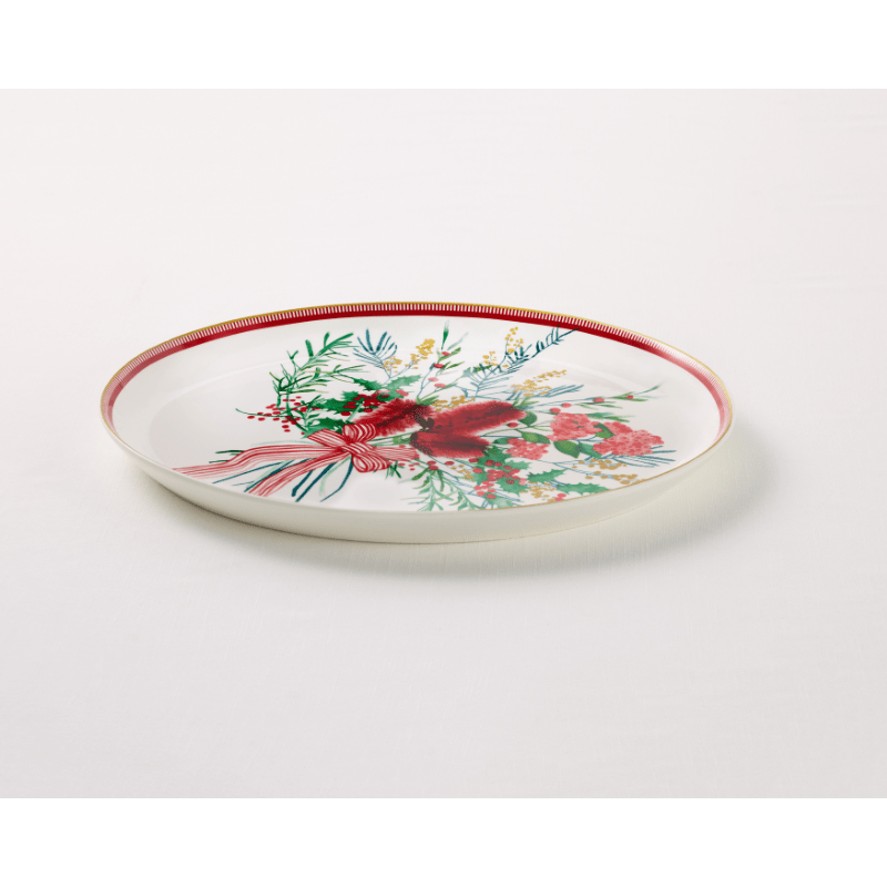 Maxwell & Williams Festive Flora Oval Platter 38cm