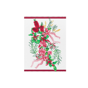 Maxwell & Williams Festive Flora Tea Towel 50cm x 70cm