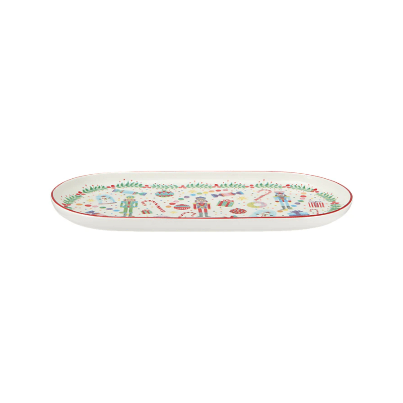 Maxwell & Williams Jolly Joy Joy Oblong Platter 30cm x 15cm The Nutcracker