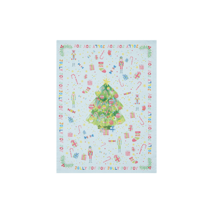 Maxwell & Williams Jolly Joy Joy Tea Towel 50cm x 70cm