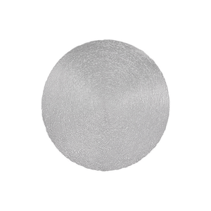 Maxwell & Williams Table Accents Lace Metallic Round Placemat 38cm Silver