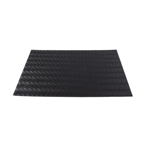 Maxwell & Williams Table Accents Leather Look Placemat 43cm x 30cm Black Plait