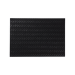 Maxwell & Williams Table Accents Leather Look Placemat 43cm x 30cm Black Plait