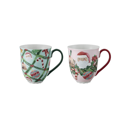 Maxwell & Williams Tis The Season Mug 400ml Set of 2